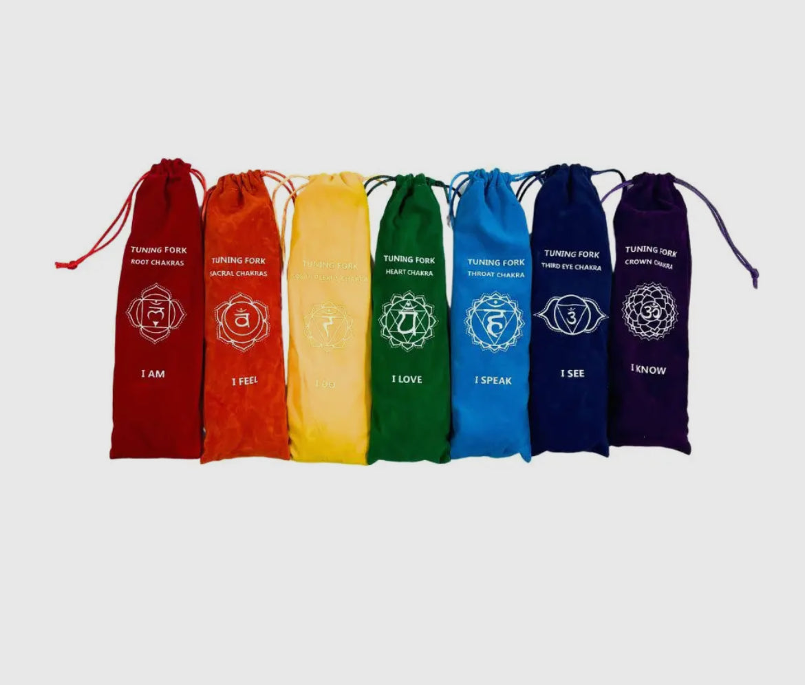 Tuning Forks 7 chakra set