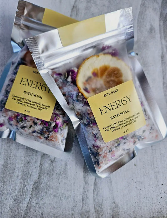 Energy cleansing soak